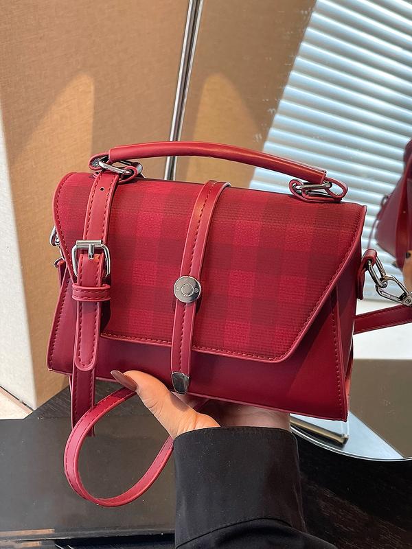 ALWINA™ - BORSA A SPALLA CON CUCITURE A CONTRASTO TRENDY