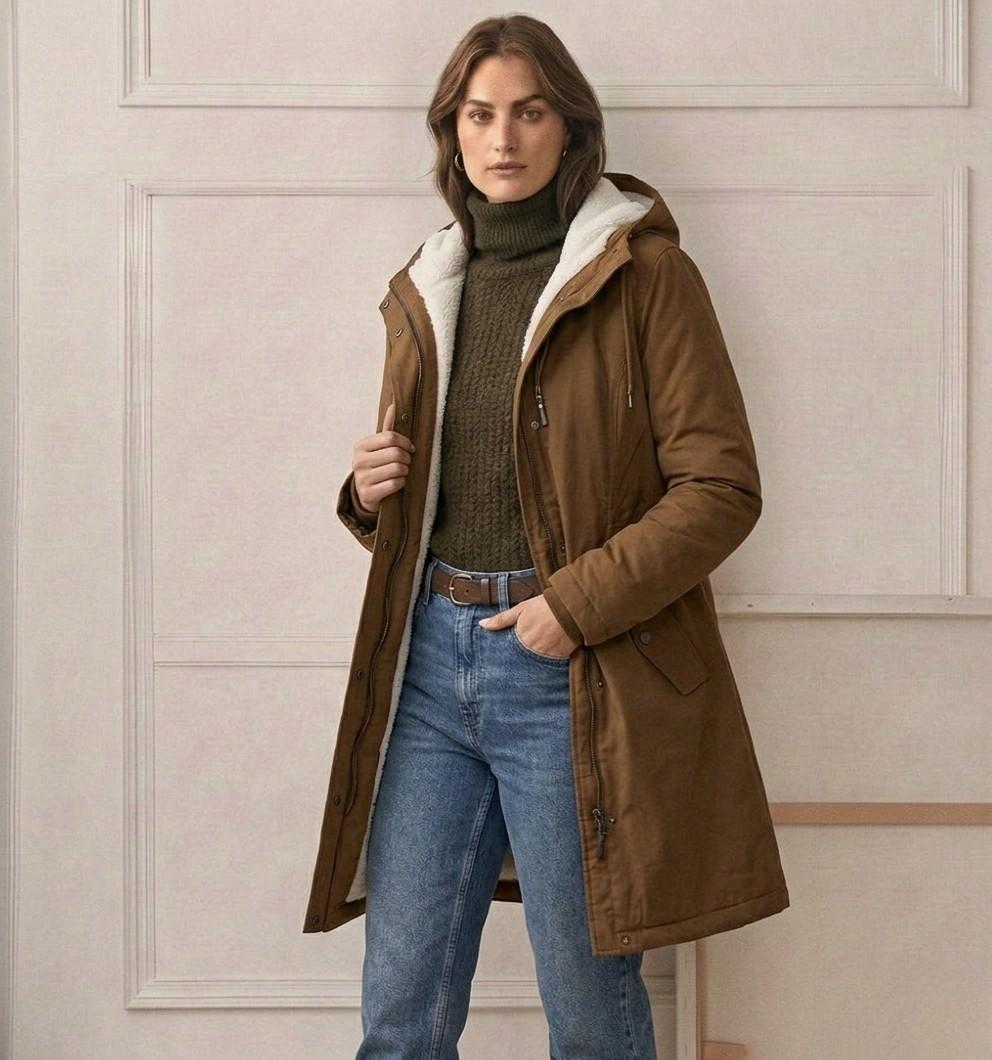 Beatrice | Cappotto Impermeabile con Cappuccio