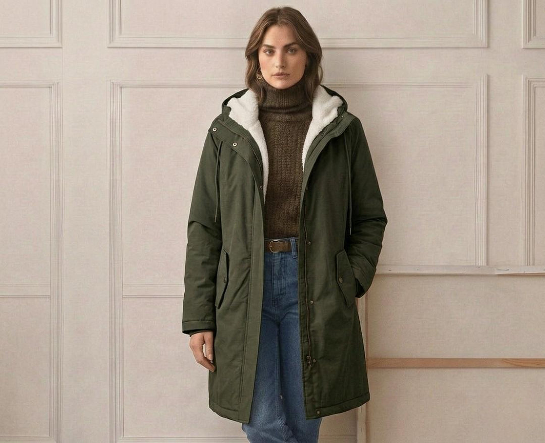 Beatrice | Cappotto Impermeabile con Cappuccio