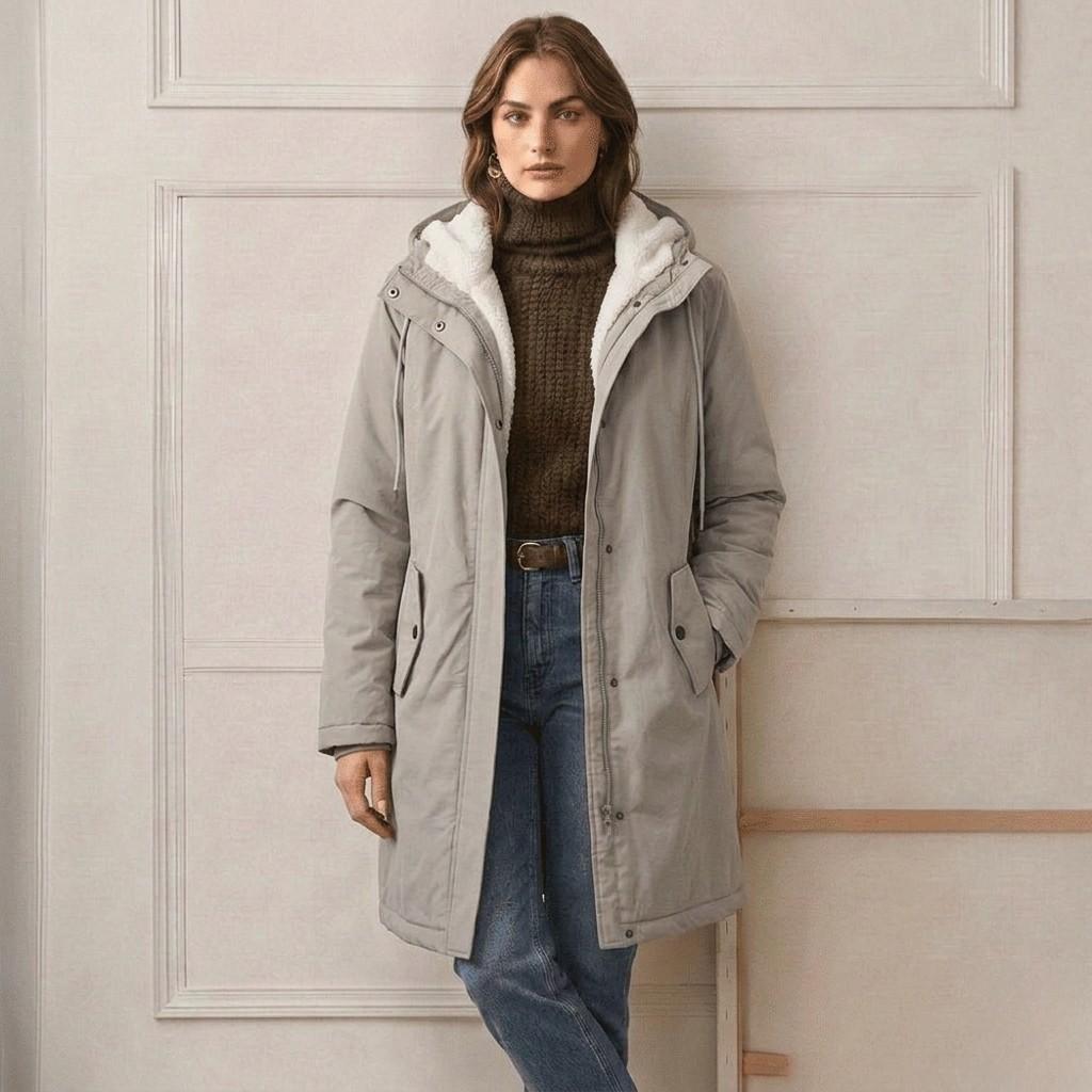 Beatrice | Cappotto Impermeabile con Cappuccio