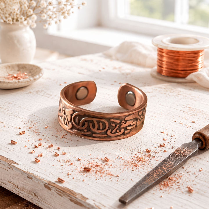 Anello in rame Glyph