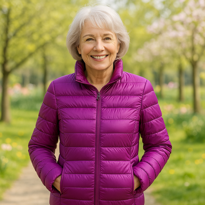 Ulla | Giacca imbottita leggera - Viola
