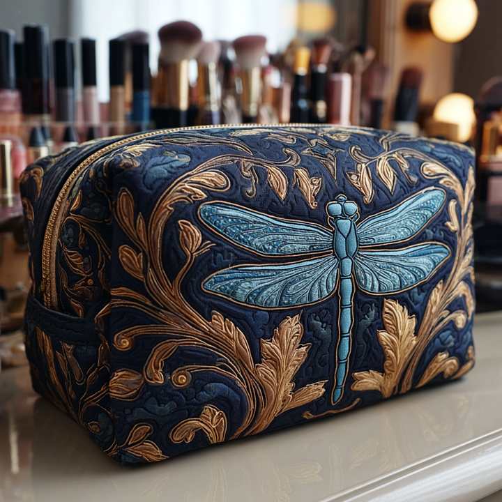 Beauty case trapuntato con libellula luminosa NCU0DK10233