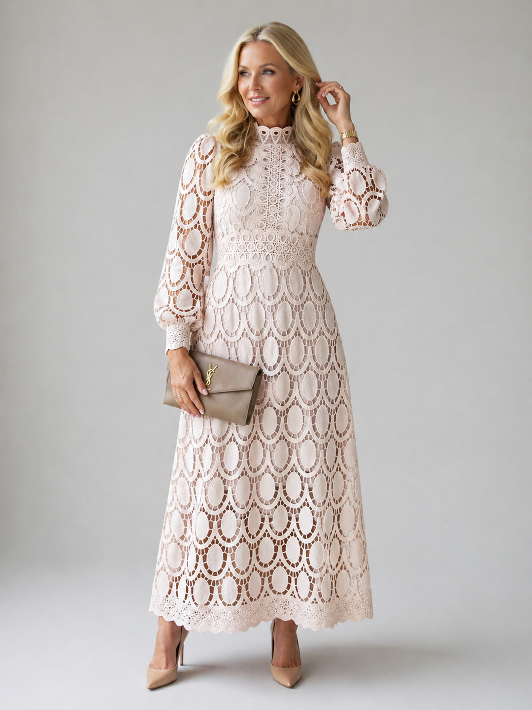 Ottilie | Abito Midi in Pizzo