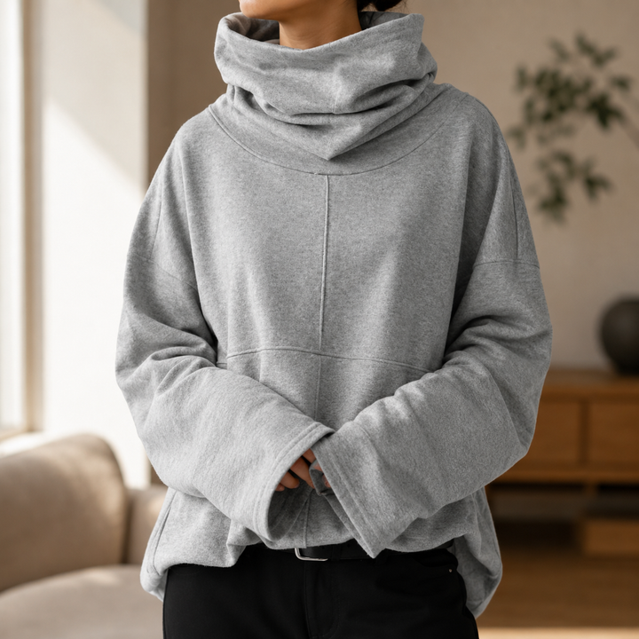 Uzeline | Maglione con Collo a Cowl