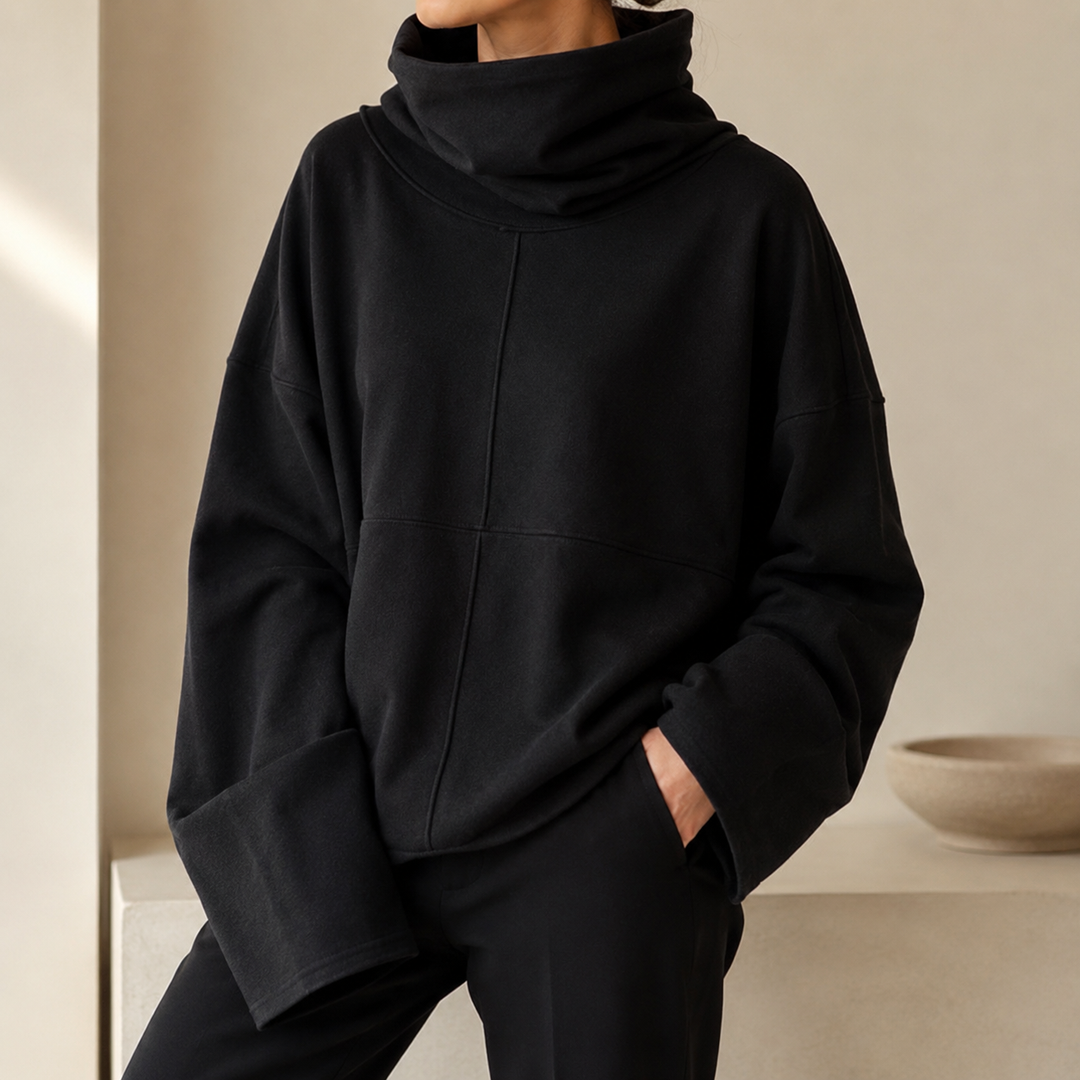Uzeline | Maglione con Collo a Cowl