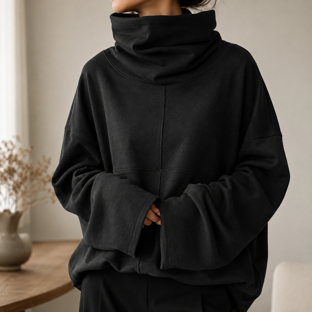 Uzeline | Maglione con Collo a Cowl