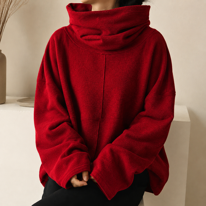 UZELINE | MAGLIONE OVERSIZE CON COLLO MORBIDO