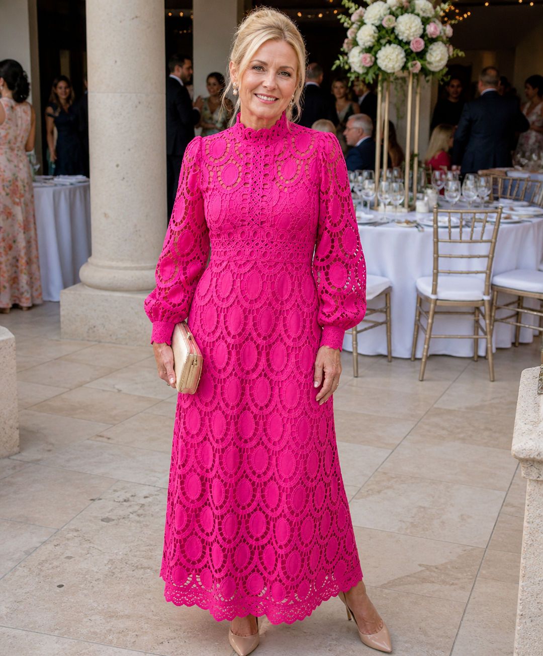 Ottilie | Abito Midi in Pizzo