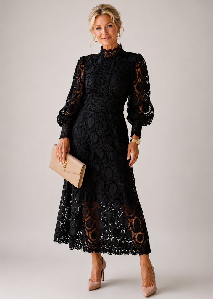 Ottilie | Abito Midi in Pizzo