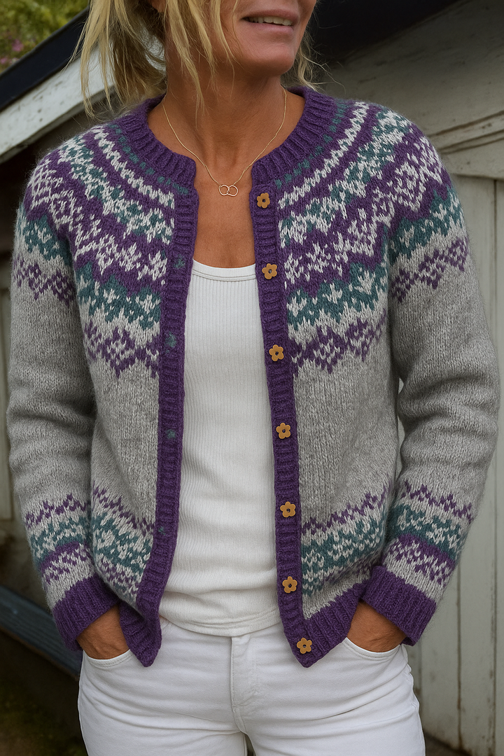 NAOMI | CARDIGAN VINTAGE ISLANDESE