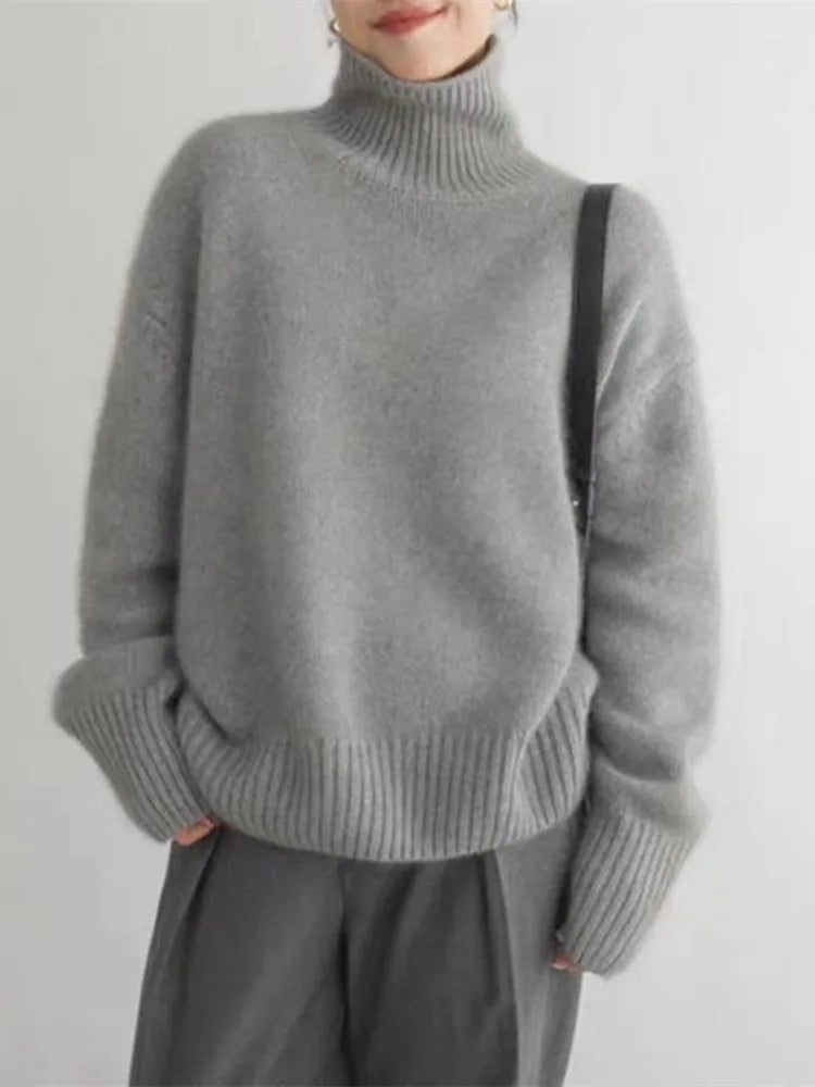 ISABOLL | MAGLIONE IN CASHMERE A COLLO ALTO