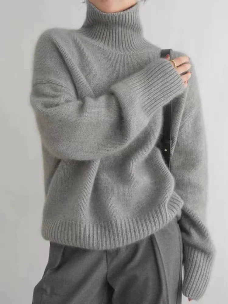 ISABOLL | MAGLIONE IN CASHMERE CON COLLO ALTO