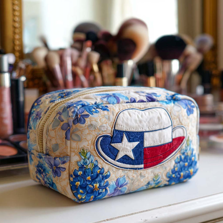 Beauty case trapuntato a forma di cappello da cowboy NCU0NT10302