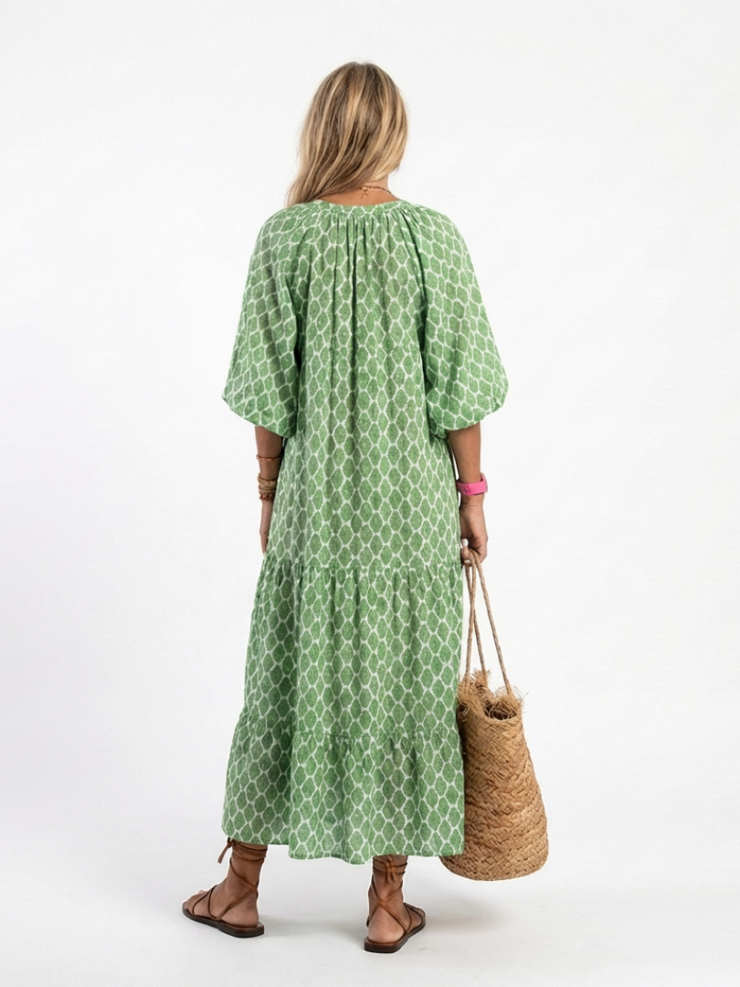 Apolline | Abito Midi con Scollo a V