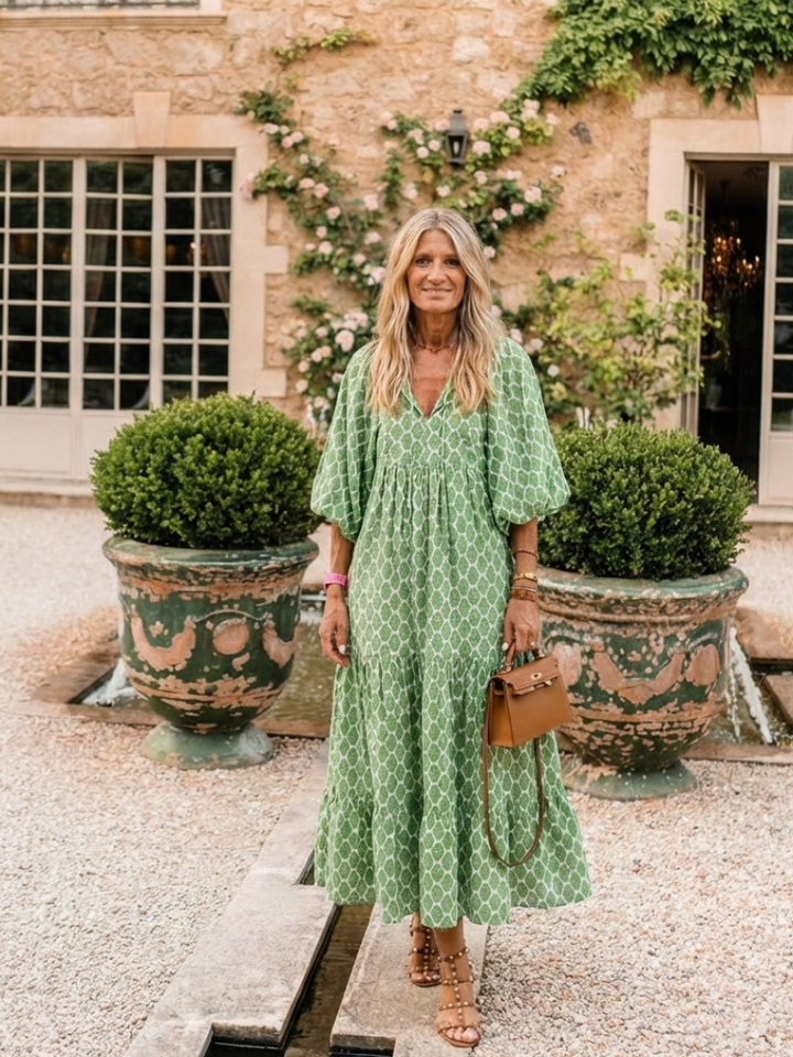 Apolline | Abito Midi con Scollo a V