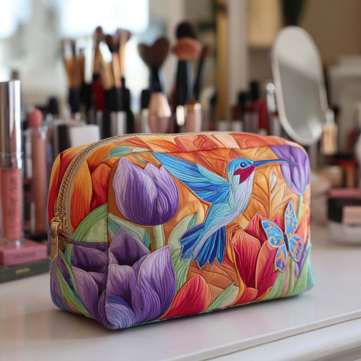 Beauty case trapuntato con giardino luminoso NCU0NT10161