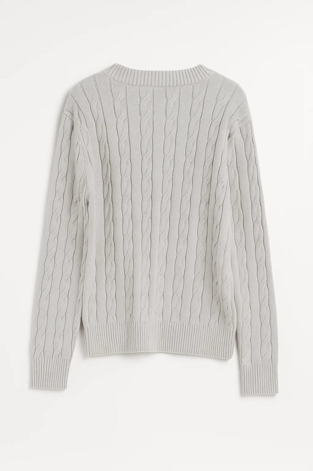 SUNNIVA | MAGLIONE A TRECCIA CON COLLO A V