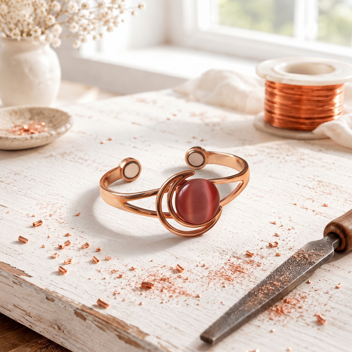Hearth Bracciale in Rame Rosa