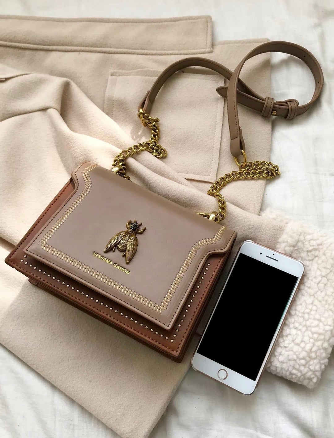 SIMONE™ - Borsa a Catena di Lusso Senza Tempo