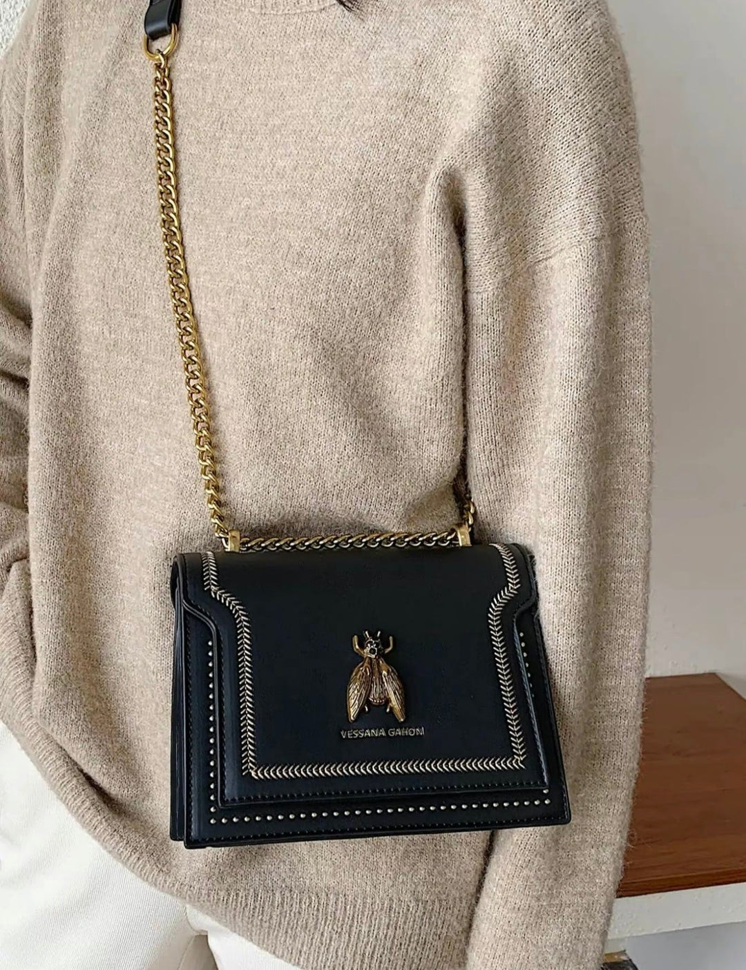 SIMONE™ - Borsa a Catena di Lusso Senza Tempo