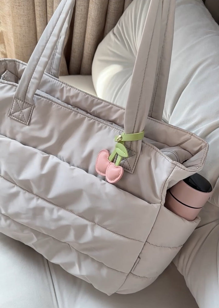 CALYSS | BORSA A SPALLA A BOLLE CON TASCHINI