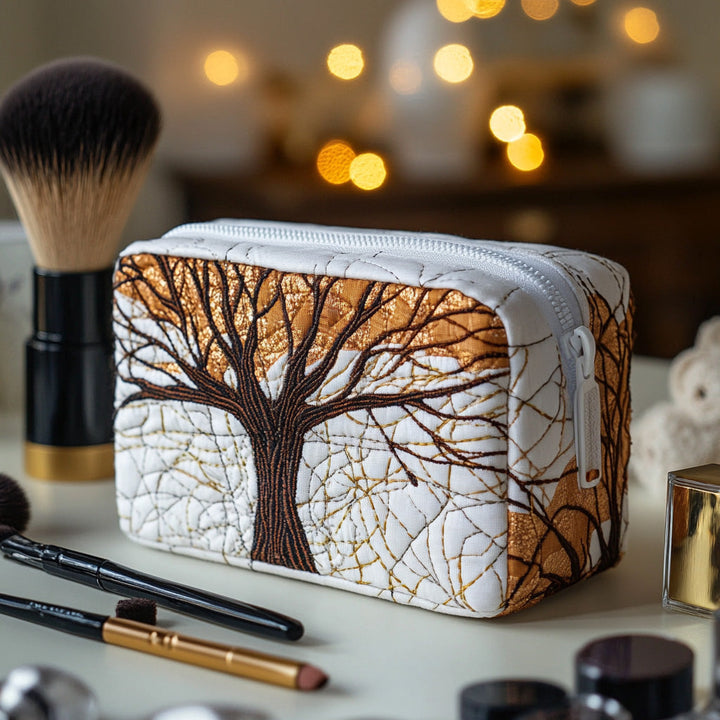 Beauty case trapuntato con chioma dell’albero NCU0DV7888