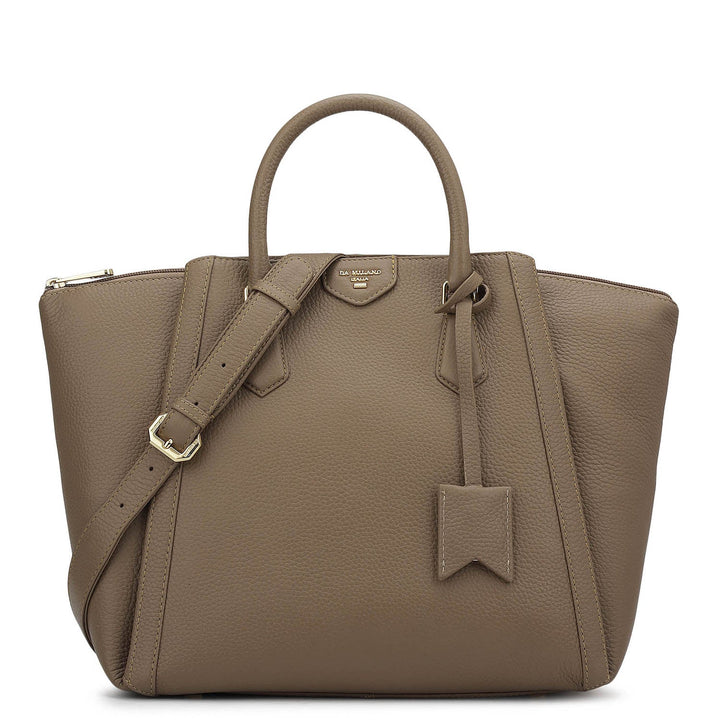 Élégance Paris - Borsa a Tracolla in Pelle Cerata Classica