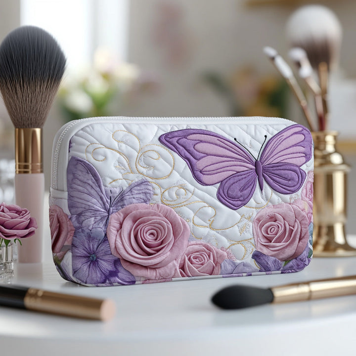 Beauty case trapuntato con lavanda elegante NCU0DV7741