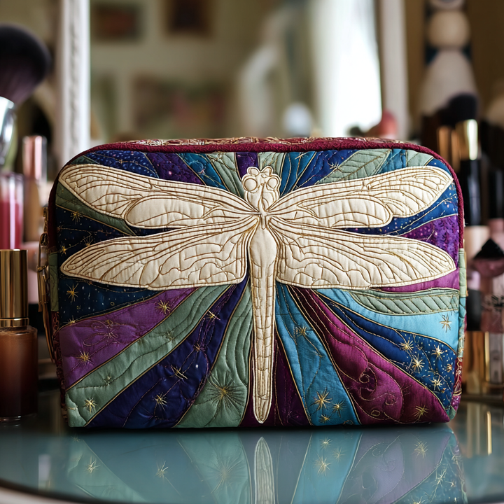 Beauty case trapuntato con libellula misteriosa NCU0DK10227