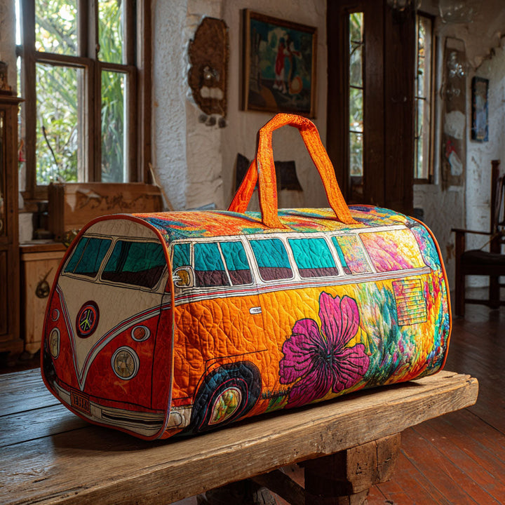Borsa da viaggio imbottita con fantasia boho NCU0PT8924