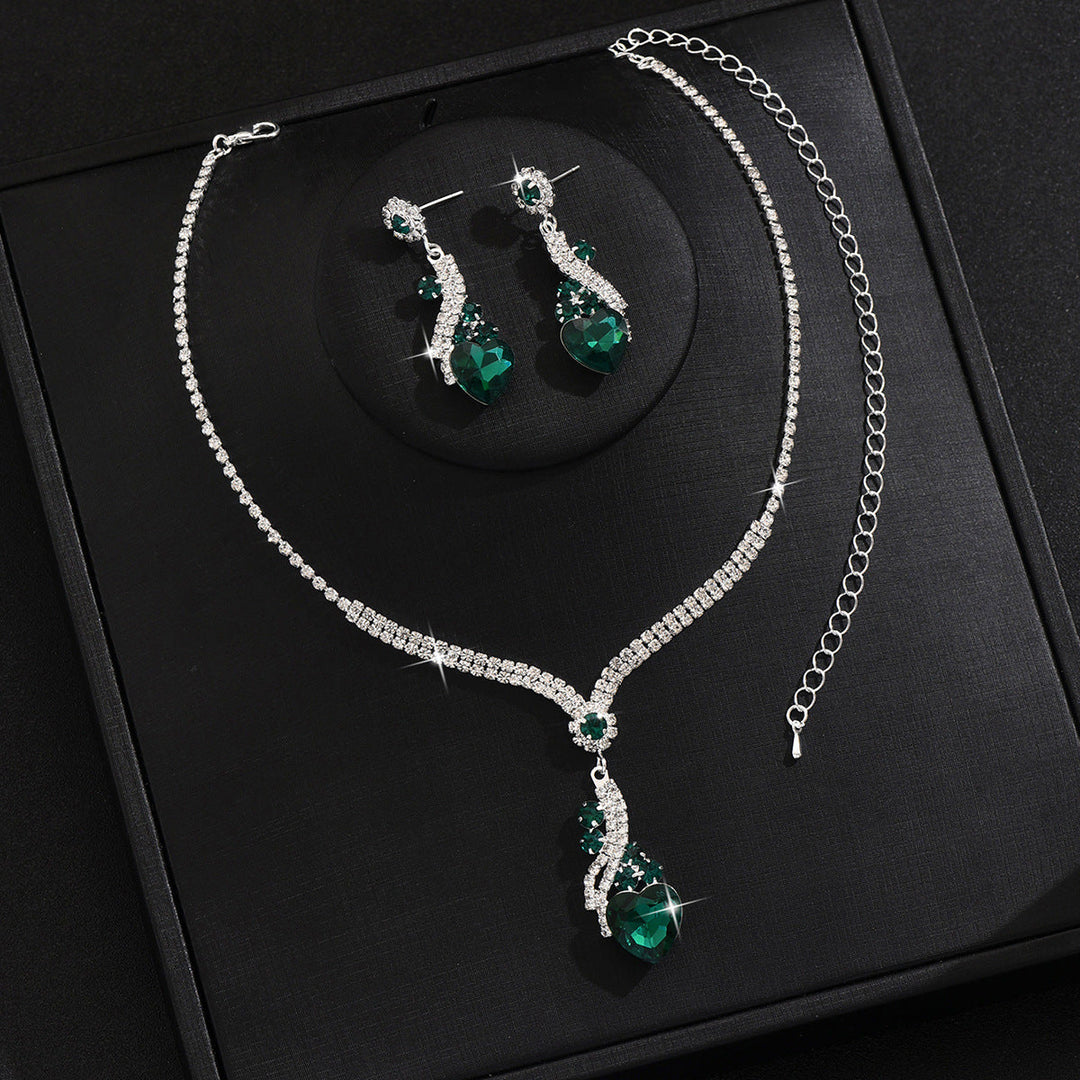 Set Collana e Orecchini con Zirconia