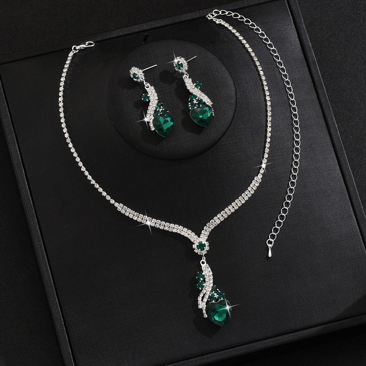 Set Collana e Orecchini con Zirconia