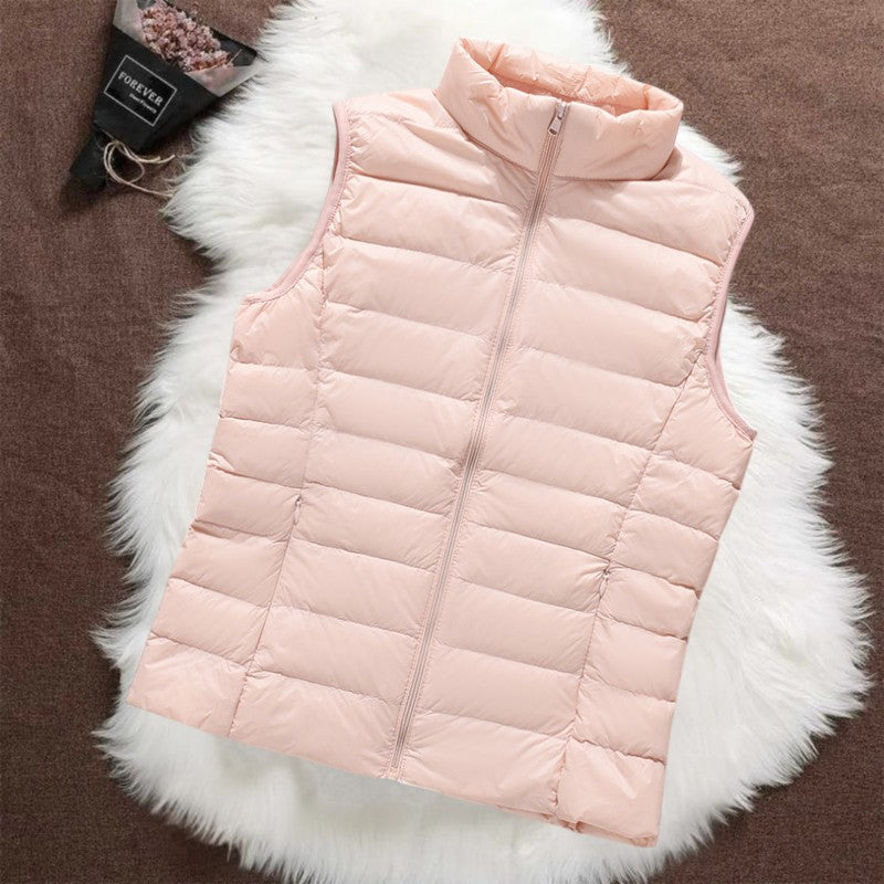 Isa | Gilet imbottito - Rosa chiaro