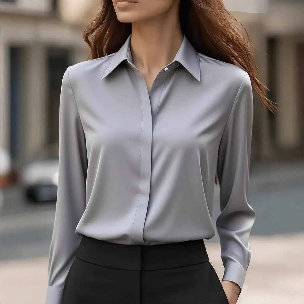 LUNA | BLUSA IN SETA DAL TAGLIO CLASSICO