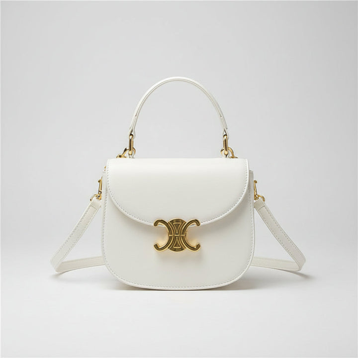 Mini Borsa Crossbody con Dettagli in Oro
