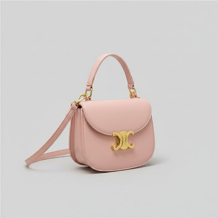Mini Borsa Crossbody con Dettagli in Oro