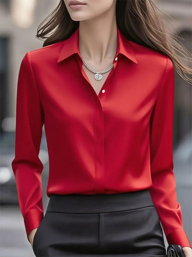 LUNA | BLUSA IN SETA DAL TAGLIO CLASSICO