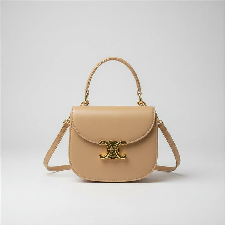Mini Borsa Crossbody con Dettagli in Oro