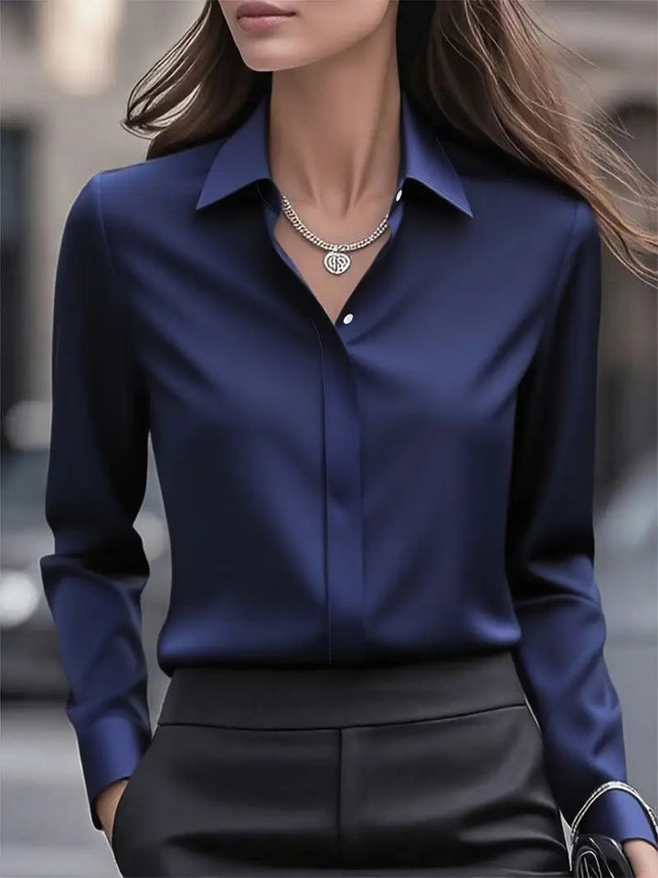 LUNA | BLUSA IN SETA DAL TAGLIO CLASSICO