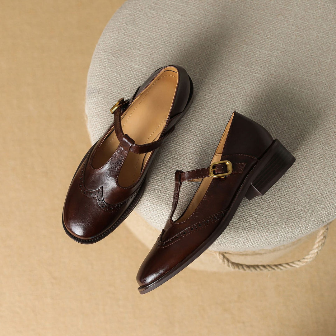 Ysolenne | Mary Jane Eleganti con Cinturino a T