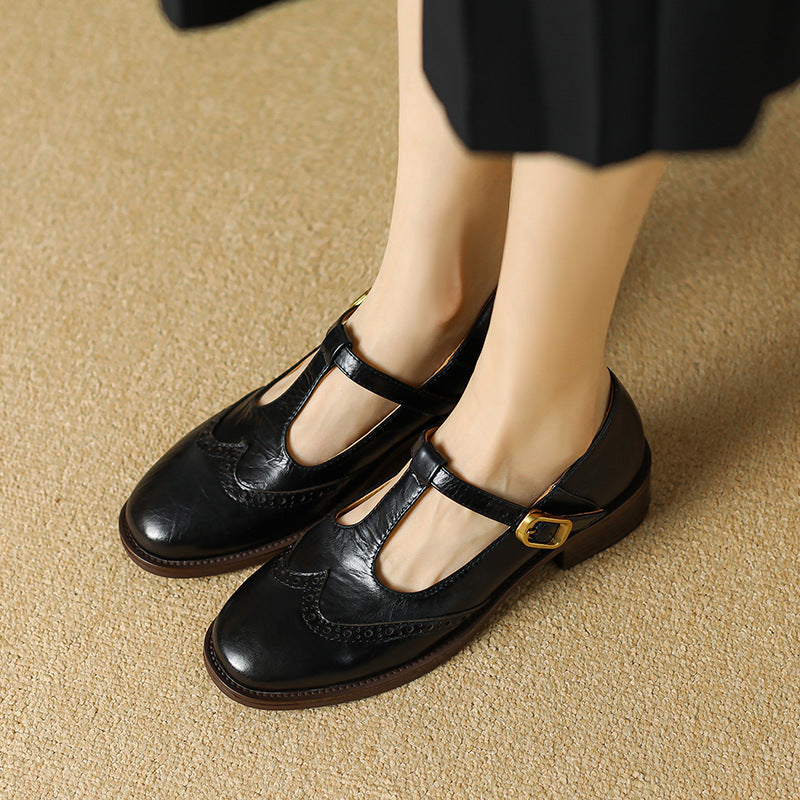 Ysolenne | Mary Jane Eleganti con Cinturino a T