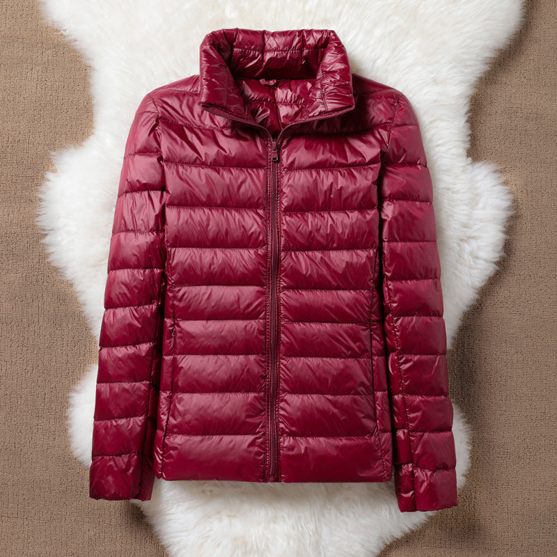 Ulla | Giacca imbottita leggera - Rosso scuro