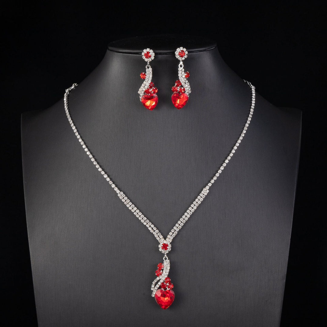 Set Collana e Orecchini con Zirconia