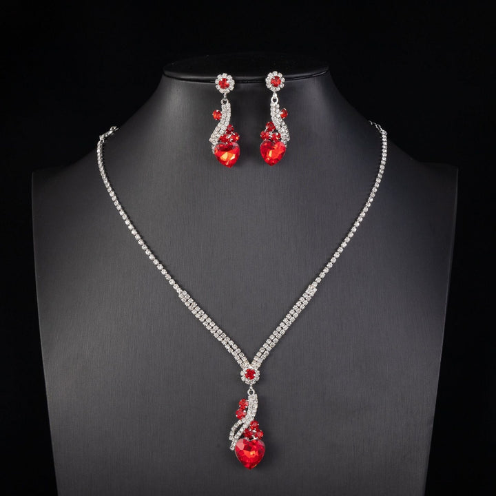 Set Collana e Orecchini con Zirconia