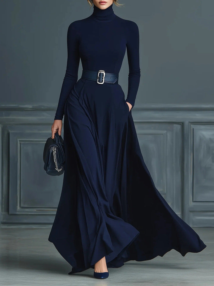 CORTLISS | ABITO MAXI CON COLLO ALTO