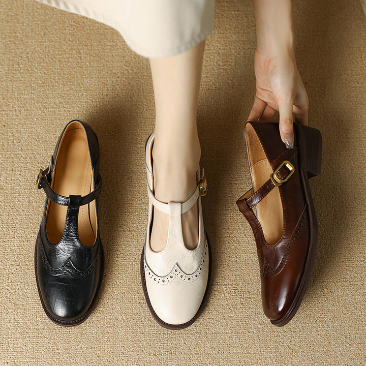 Ysolenne | Mary Jane eleganti con cinturino a T