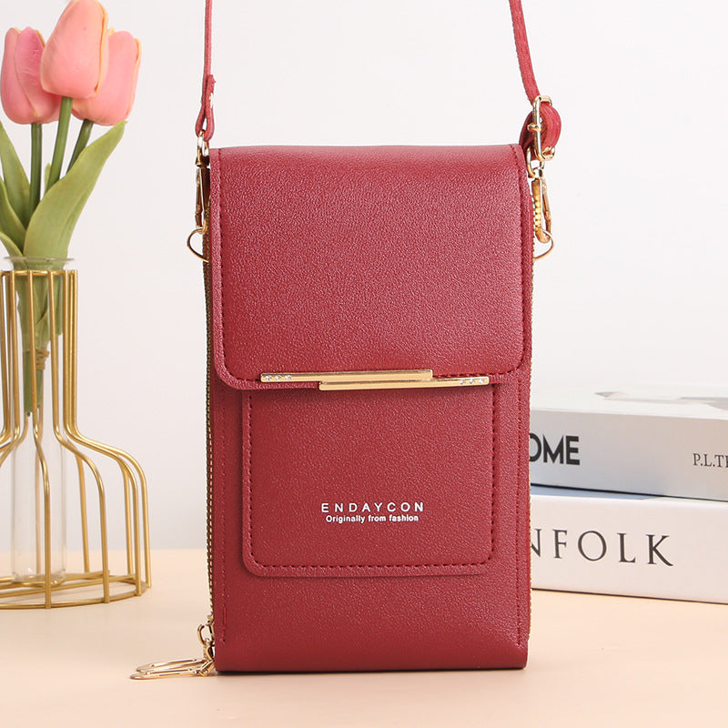 ELIZA™ - Borsa Messenger per Smartphone Donna con Touch Screen