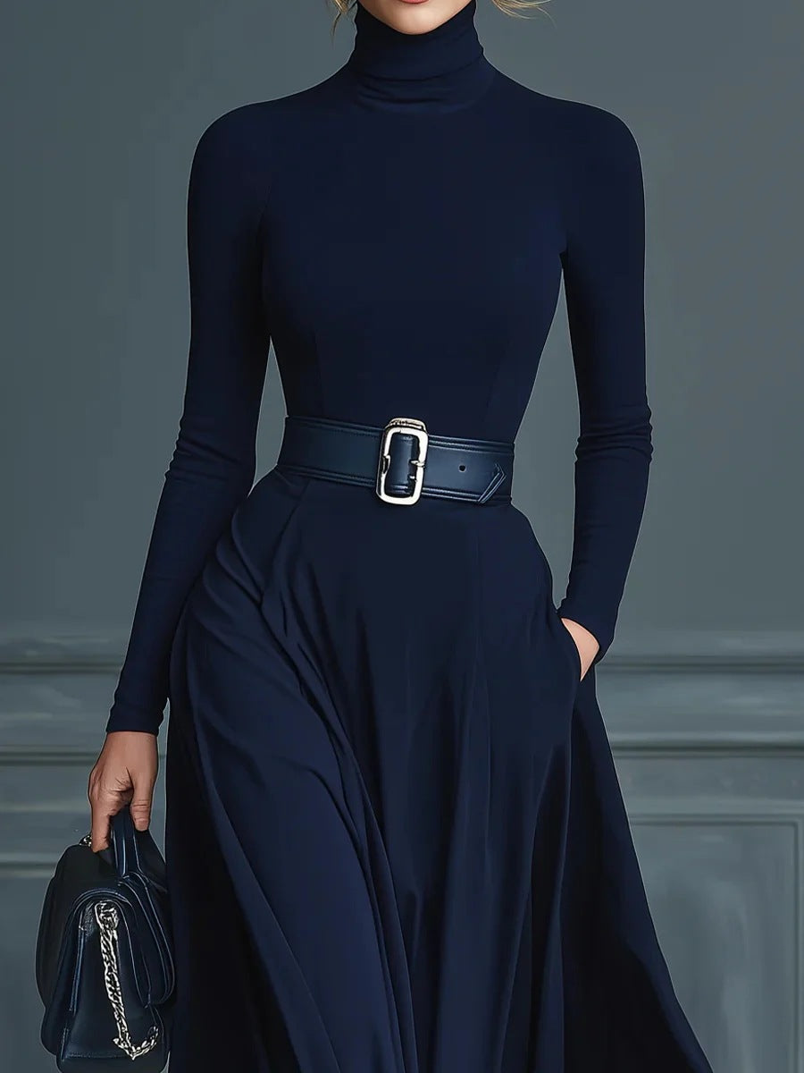 CORTLISS | ABITO MAXI CON COLLO ALTO