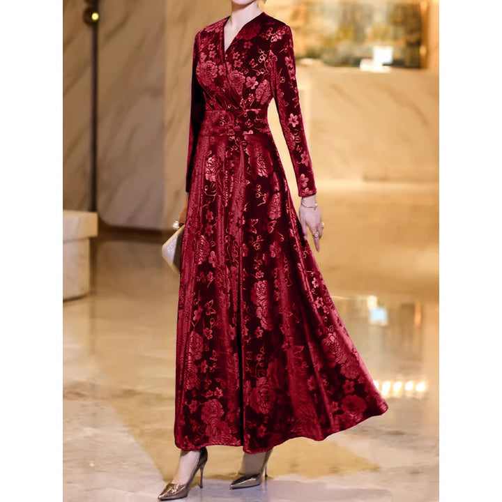 TAMSIN | ABITO MAXI CON STAMPA FLOREALE
